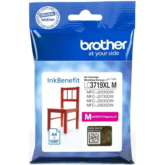 Brother LC-3719XL Kırmızı Orjinal Kartuş Yüksek Kapasiteli - 1