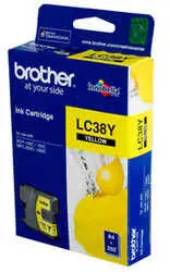Brother LC38-LC980 Sarı Orjinal Kartuş - 1