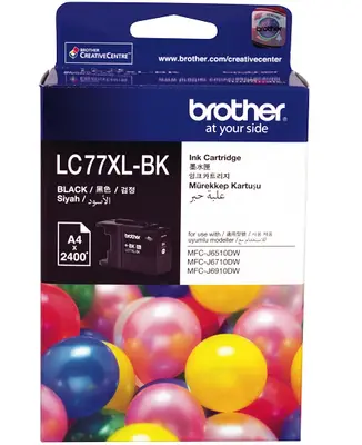 Brother LC77XL Siyah Orjinal Kartuş - 1