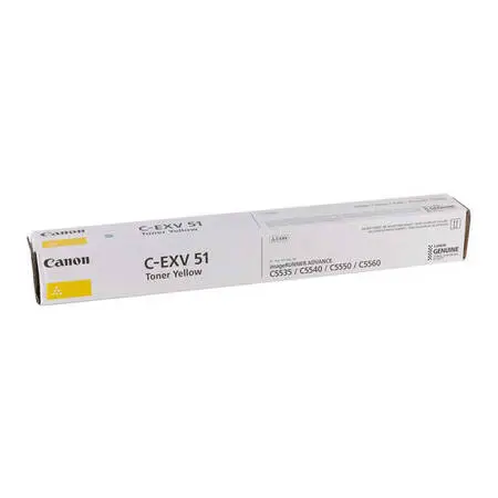Canon C-EXV-51 Sarı Orjinal Fotokopi Toneri - 1