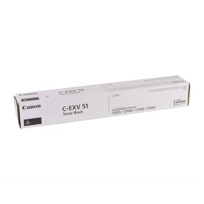 Canon C-EXV-51 Siyah Orjinal Fotokopi Toneri - 1