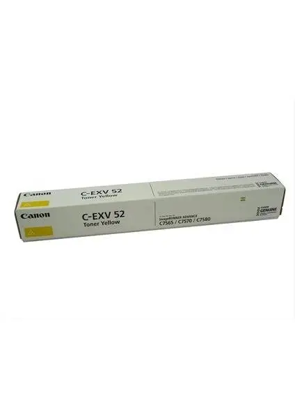 Canon C-EXV-52Y Sarı Orjinal Toner - 1