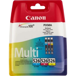 Canon - Canon CLI-526 Orjinal Mavi/Kırmızı/Sarı 3'lü Multipack
