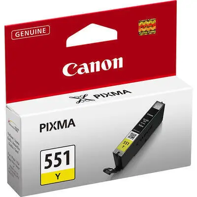 Canon CLI-551 Orijinal Sarı Kartuş - 1