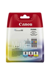 Canon - Canon CLI-8C/CLI-8M/CLI-8Y Orjinal Kartuş Avantaj Paketi
