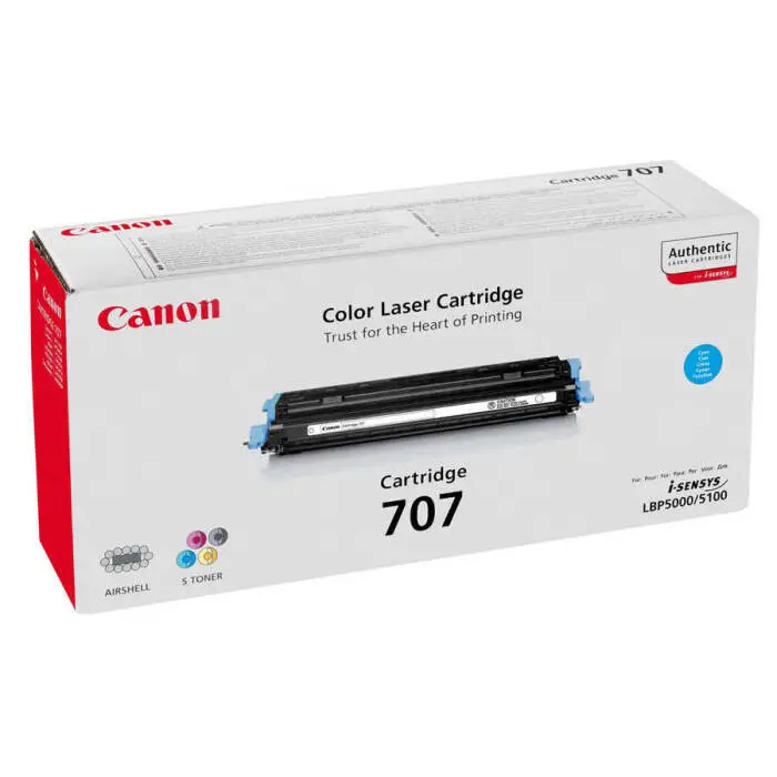 Canon CRG-707 Mavi Orjinal Toner - 1