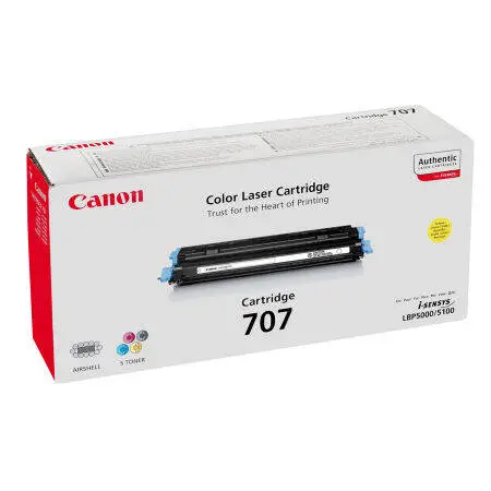 Canon CRG-707 Sarı Orjinal Toner - 1
