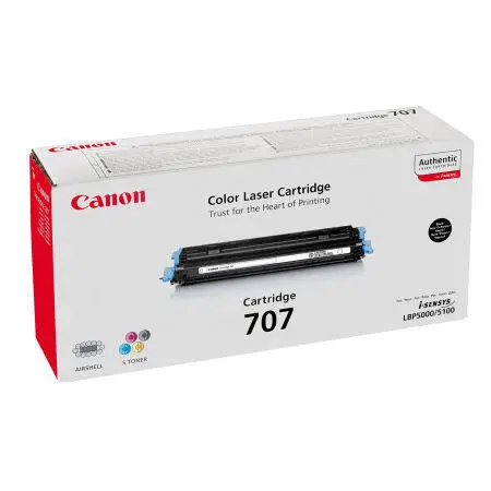 Canon CRG-707 Siyah Orjinal Toner - 1