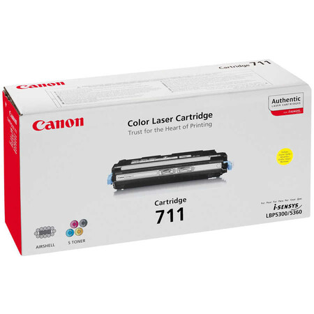 Canon CRG-711 Sarı Orjinal Toner - Thumbnail