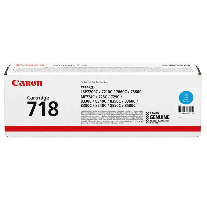 Canon Crg-718 Orjinal Mavi Toner - 1