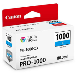 Canon - Canon PFI-1000C Mavi Orjinal Kartuş