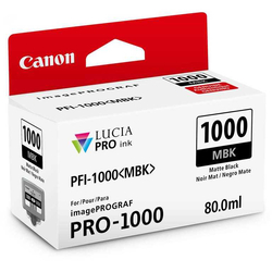 Canon PFI-1000MBK Mat Siyah Orjinal Kartuş