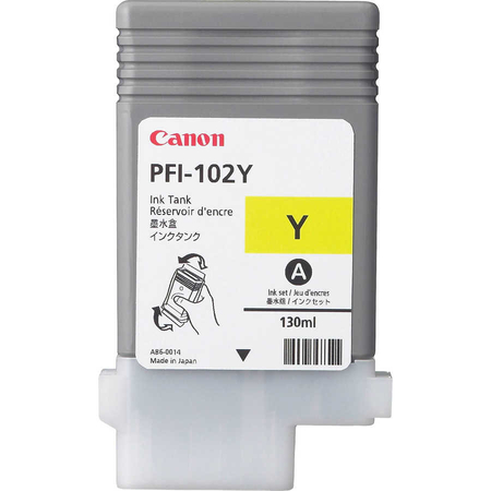Canon - Canon PFI-102Y/0898B001 Sarı Muadil Kartuş
