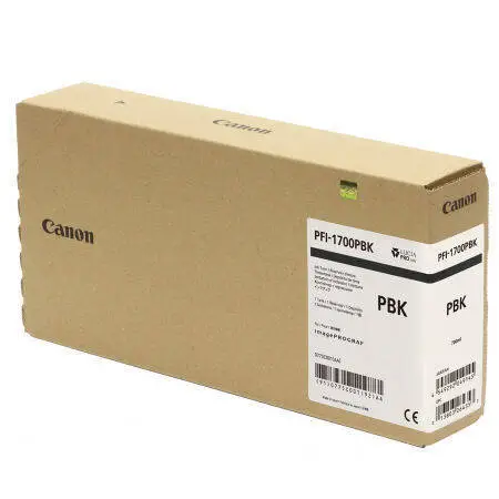 Canon PFI-1700PBK/0775C001 Foto Siyah Orjinal Kartuş - 1