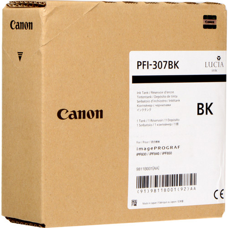 Canon - Canon PFI-307BK Siyah Orjinal Kartuş
