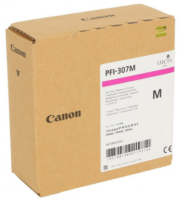 Canon - Canon PFI-307M Kırmızı Orjinal Kartuş