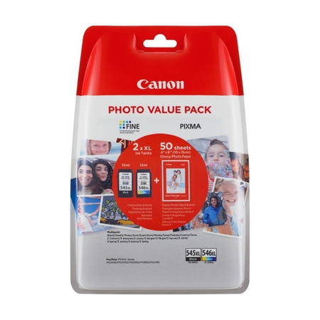 Canon PG-545XL-CL-546XL Orjinal Kartuş Avantaj Paketi