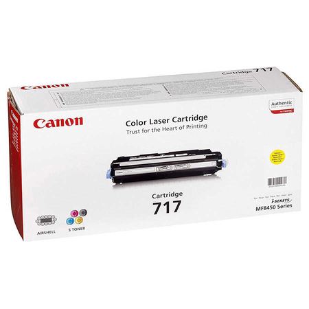 Canon - Canon CRG-717/2575B002 Sarı Orjinal Toner