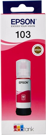 Epson - Epson 103-C13T00S34A Kırmızı Orjinal Mürekkep