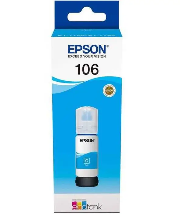 Epson 106-C13T00R240 Mavi Orjinal Mürekkep - 1