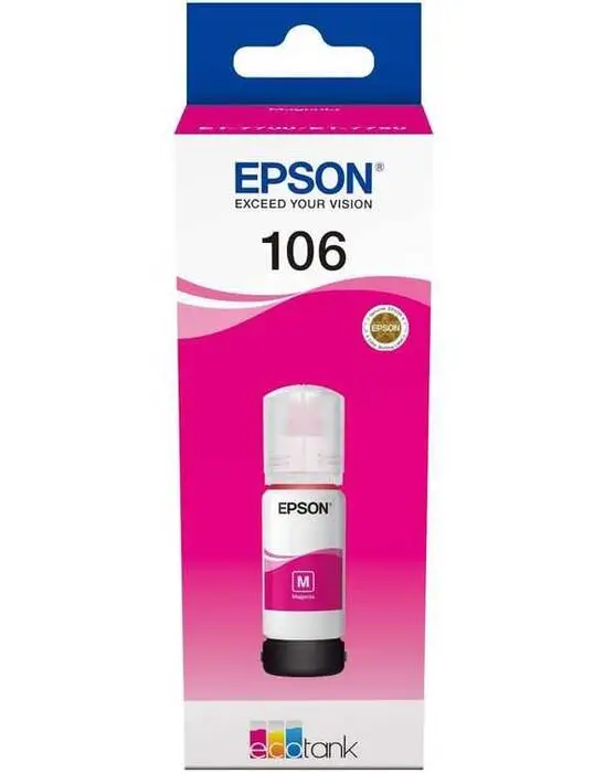 Epson 106-C13T00R340 Kırmızı Orjinal Mürekkep - 1