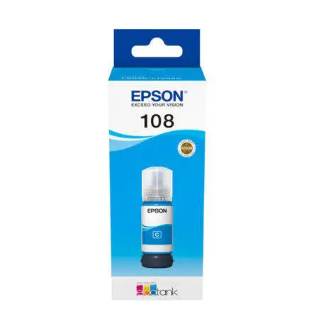 Epson 108 - C13T09C24A Mavi Orjinal Mürekkep - 1