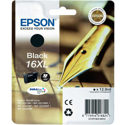 Epson - Epson 16XL-T1631-C13T16314020 Siyah Orjinal Kartuş