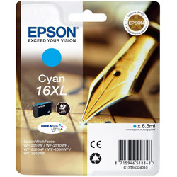 Epson - Epson 16XL-T1632-C13T16324020 Mavi Orjinal Kartuş