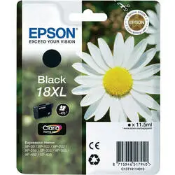 Epson 18XL-T1811-C13T18114020 Siyah Orjinal Kartuş - 1