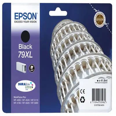 Epson 79XL-C13T79014010 Siyah Orjinal Kartuş - 1