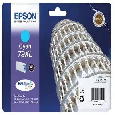 Epson 79XL-C13T79024010 Mavi Orjinal Kartuş - 1
