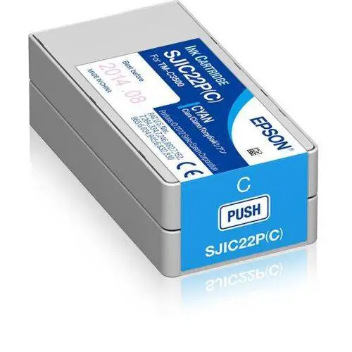 Epson SJIC22-C33S020602 Mavi Orjinal Kartuş - 1