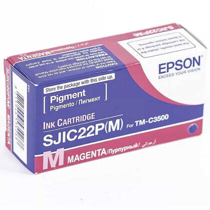 Epson - Epson SJIC22-C33S020603 Kırmızı Orjinal Kartuş
