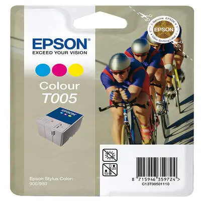 Epson T005-C13T00501120 Renkli Orjinal Kartuş - 1