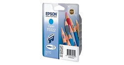 Epson - Epson T0322-C13T03224020 Mavi Orjinal Kartuş