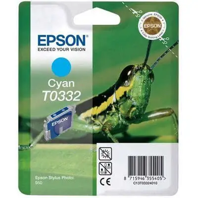 Epson T0332-C13T03324020 Mavi Orjinal Kartuş - 1