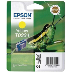 Epson - Epson T0334-C13T03344020 Sarı Orjinal Kartuş