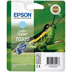 Epson - Epson T0335-C13T03354020 Açık Mavi Orjinal Kartuş