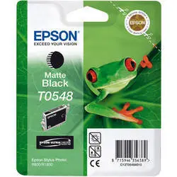 Epson T0548-C13T05484020 Mat Siyah Orjinal Kartuş - 1
