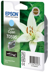 Epson - Epson T0595-C13T05954020 Açık Mavi Orjinal Kartuş