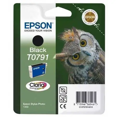 Epson T0791-C13T07914020 Siyah Orjinal Kartuş - 1