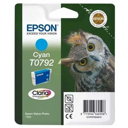 Epson T0792-C13T07924020 Mavi Orjinal Kartuş - 1