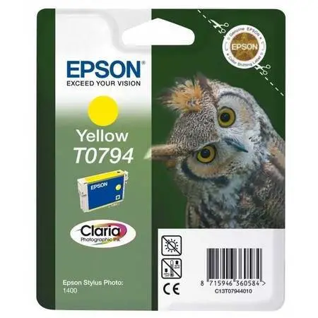 Epson T0794-C13T07944020 Sarı Orjinal Kartuş - 1