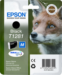 Epson - Epson T1281-C13T12814020 Siyah Orjinal Kartuş