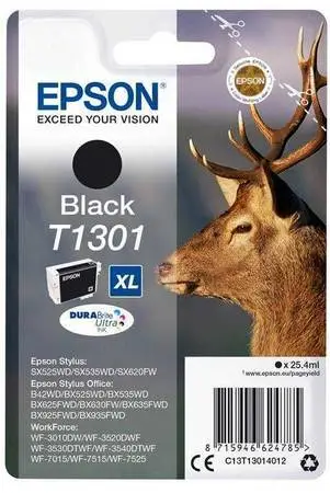 Epson T1301-C13T13014020 Siyah Orjinal Kartuş - 1