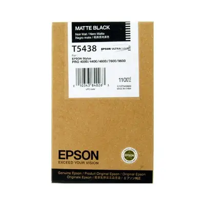 Epson T5438-C13T543800 Mat Siyah Orjinal Kartuş - 1