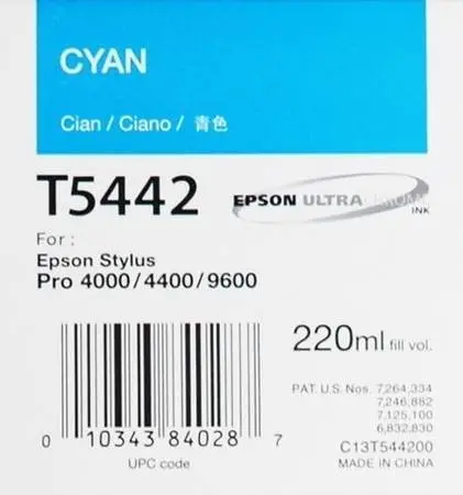 Epson T5442-C13T544200 Mavi Orjinal Kartuş - 1