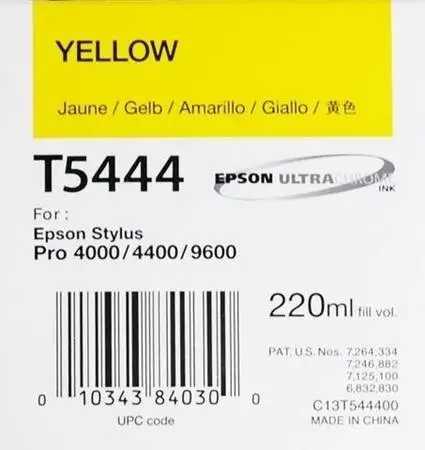 Epson T5444-C13T544400 Sarı Orjinal Kartuş - 1