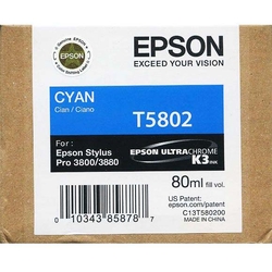 Epson - Epson T5802-C13T580200 Mavi Orjinal Kartuş