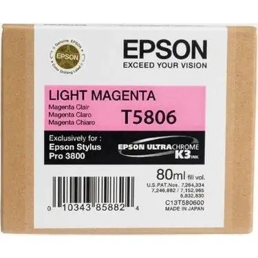 Epson T5806-C13T580600 Açık Kırmızı Orjinal Kartuş - 1